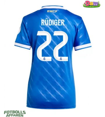 Real Madrid Antonio Rudiger #22 Tredje Tröja Kvinnor 2025-26 Kortärmad